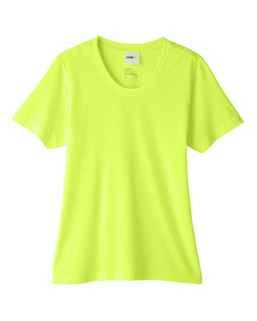 Women's Fusion ChromaSoft™ Performance T-Shirt - Front - B273A7162 - Safety Yellow
