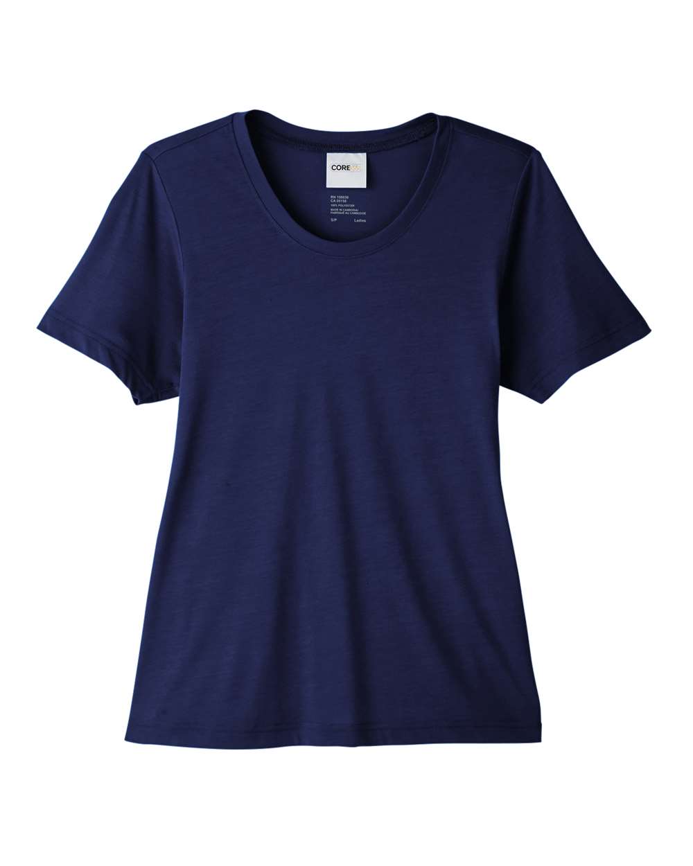 Women's Fusion ChromaSoft™ Performance T-Shirt - Front - B273A7652 - Classic Navy