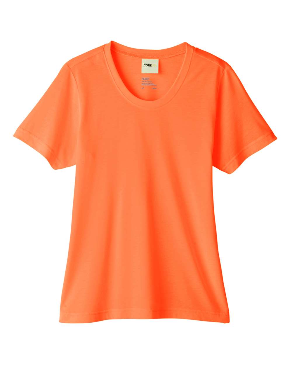 Women's Fusion ChromaSoft™ Performance T-Shirt - Front - B273A7662 - Campus Orange