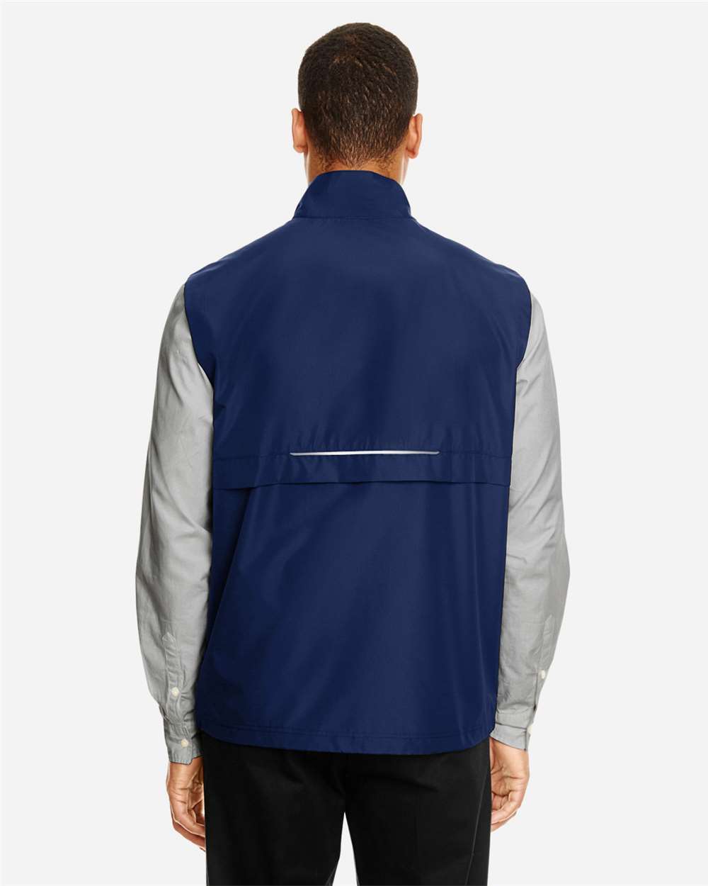Men's Techno Lite Unlined Vest - OnModelBack - B301A7653 - Classic Navy