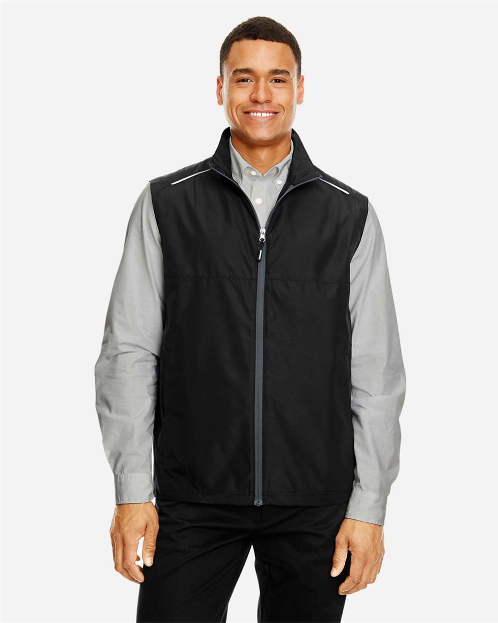 Men's Techno Lite Unlined Vest - OnModelFront - B301A7503 - Black