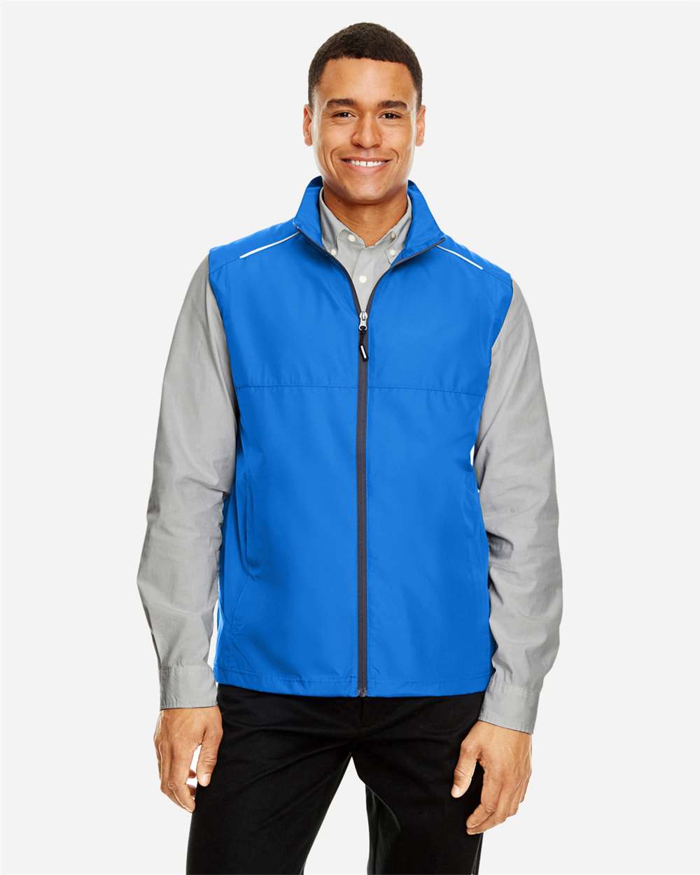 Men's Techno Lite Unlined Vest - OnModelFront - B301A7753 - True Royal