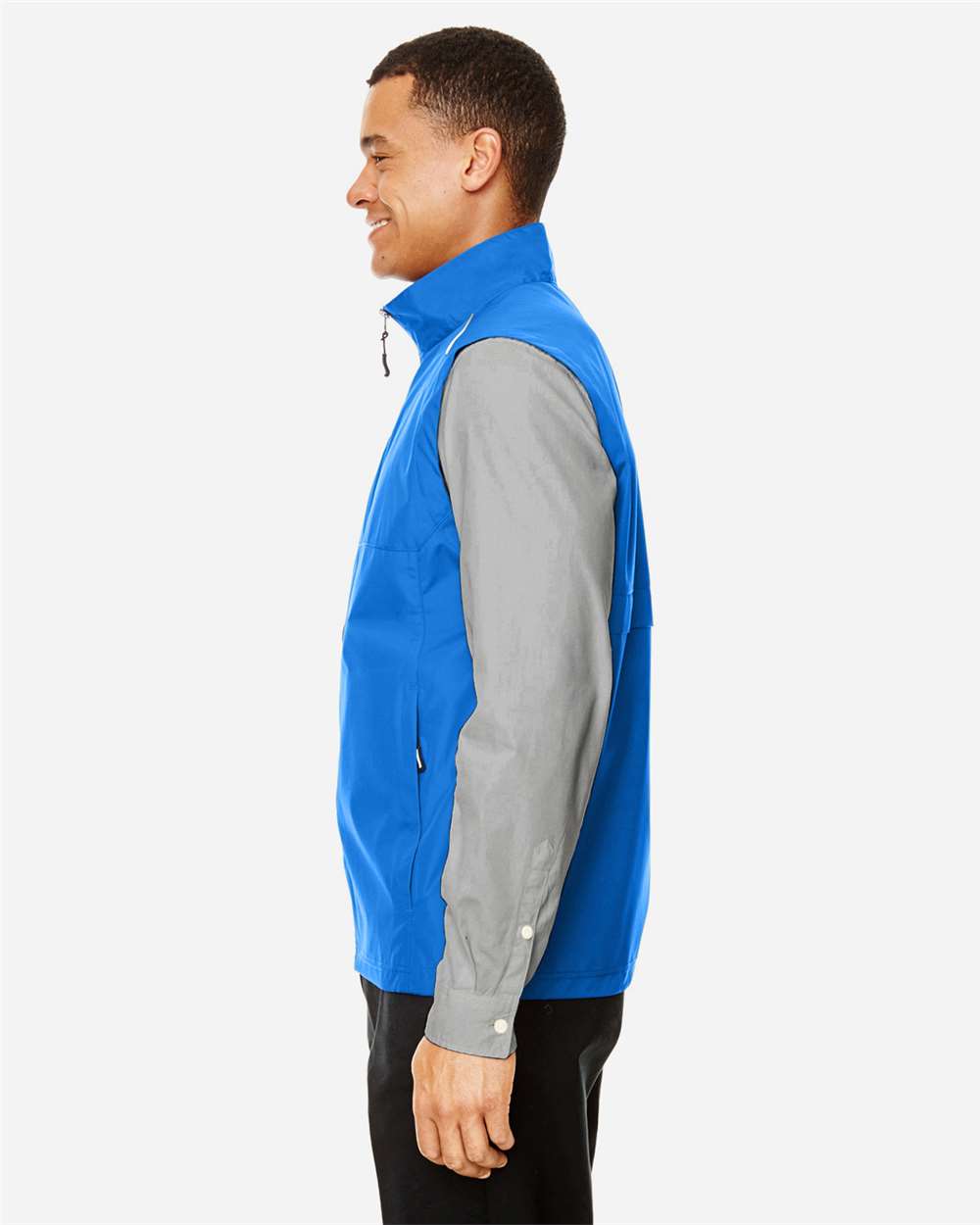 Men's Techno Lite Unlined Vest - OnModelSide - B301A7753 - True Royal