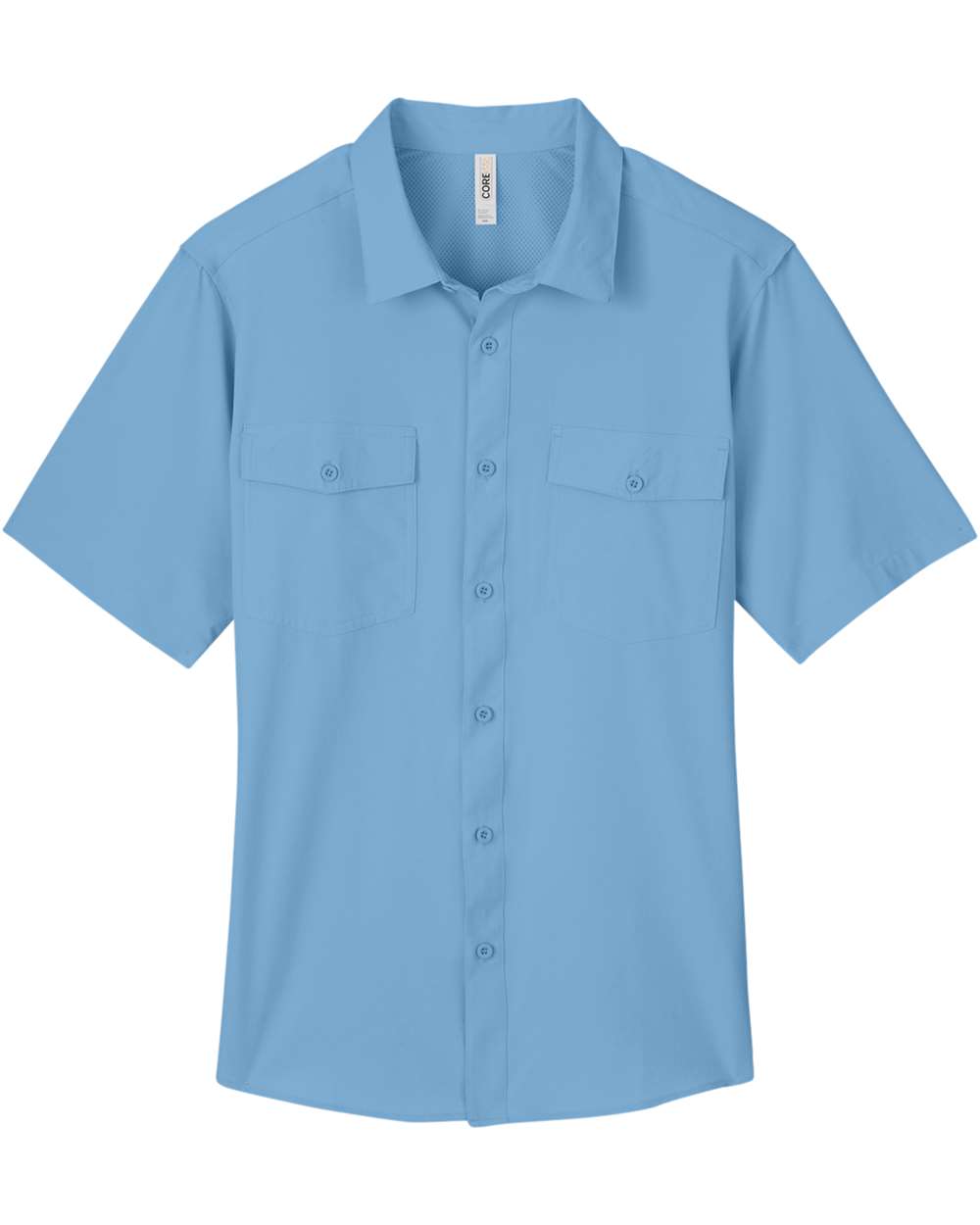 Men's Ultra UVP® Marina Shirt - Front - B290A7263 - Columbia Blue