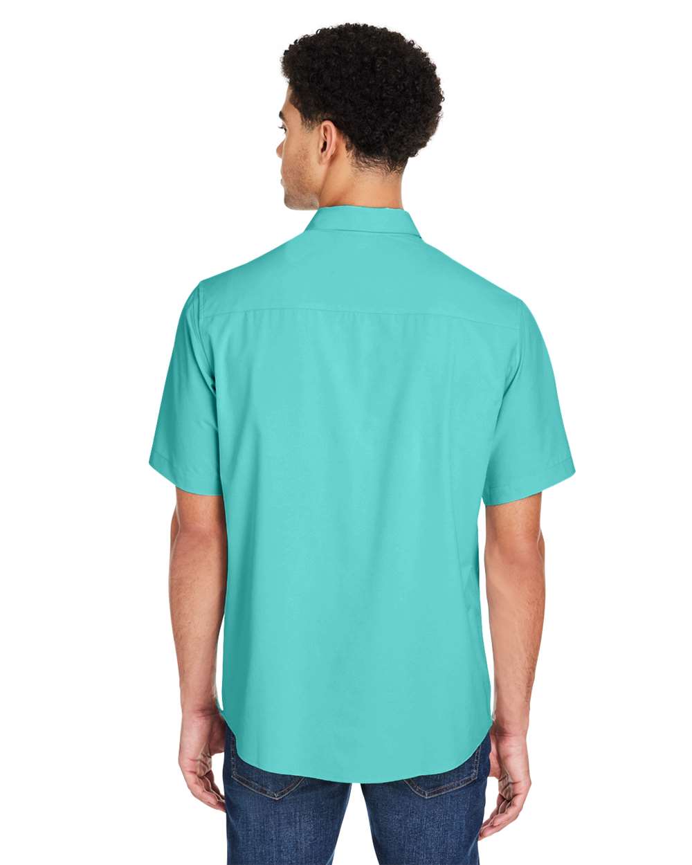Men's Ultra UVP® Marina Shirt - OnModelBack - B290A7593 - Sea Glass