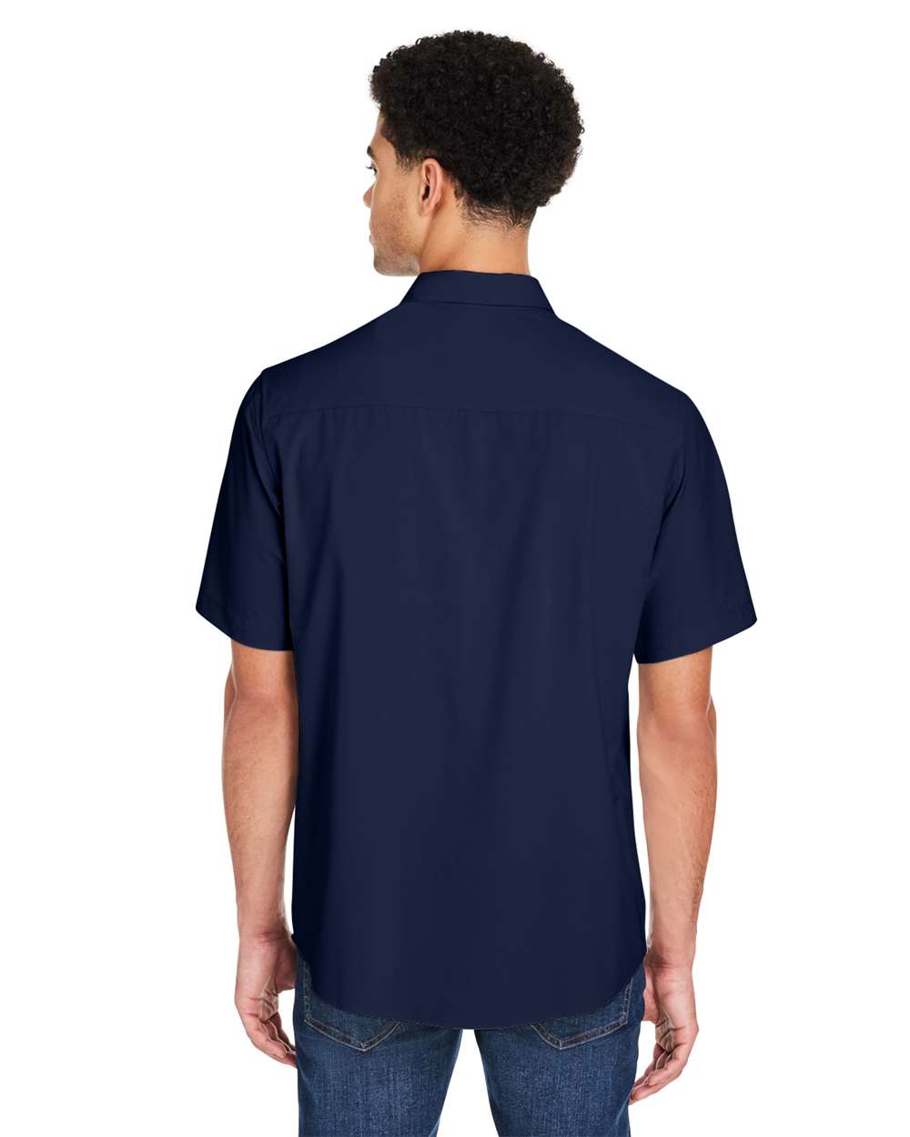 Men's Ultra UVP® Marina Shirt - OnModelBack - B290A7653 - Classic Navy