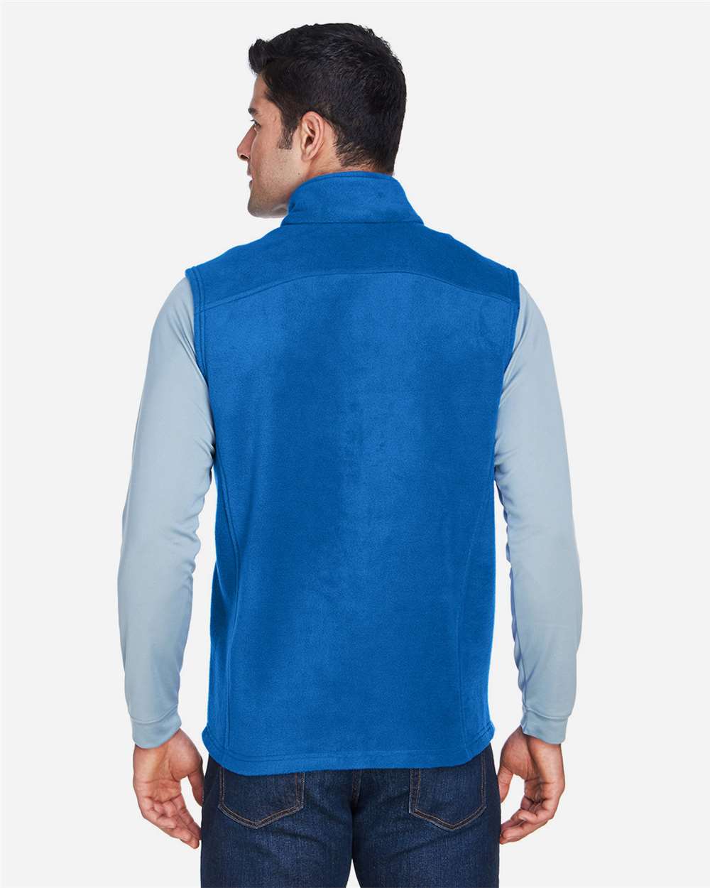 Men's Journey Fleece Vest - OnModelBack - B235A7753 - True Royal