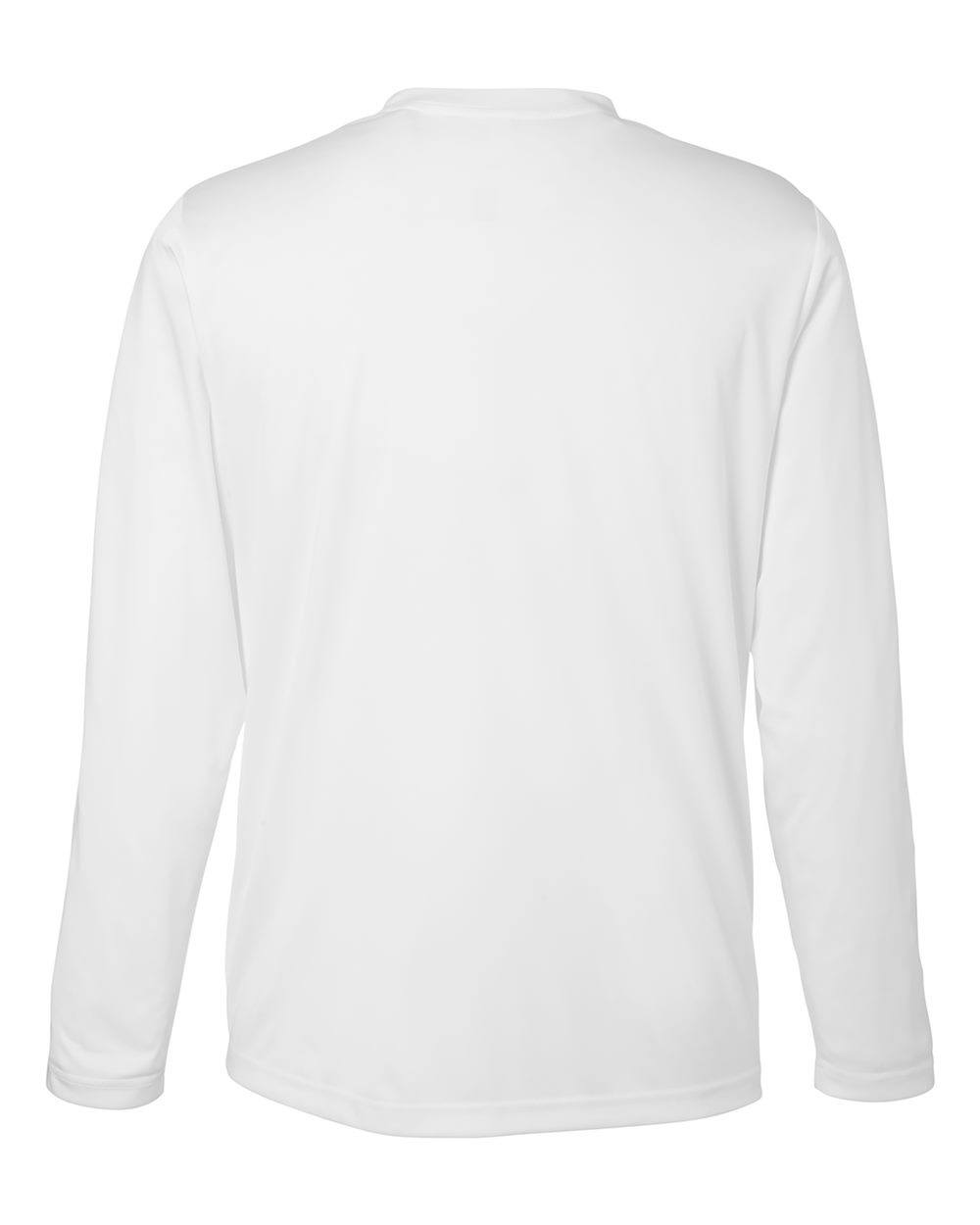 Unisex Capital Long Sleeve Performance T-Shirt - Back - B267A7002 - White