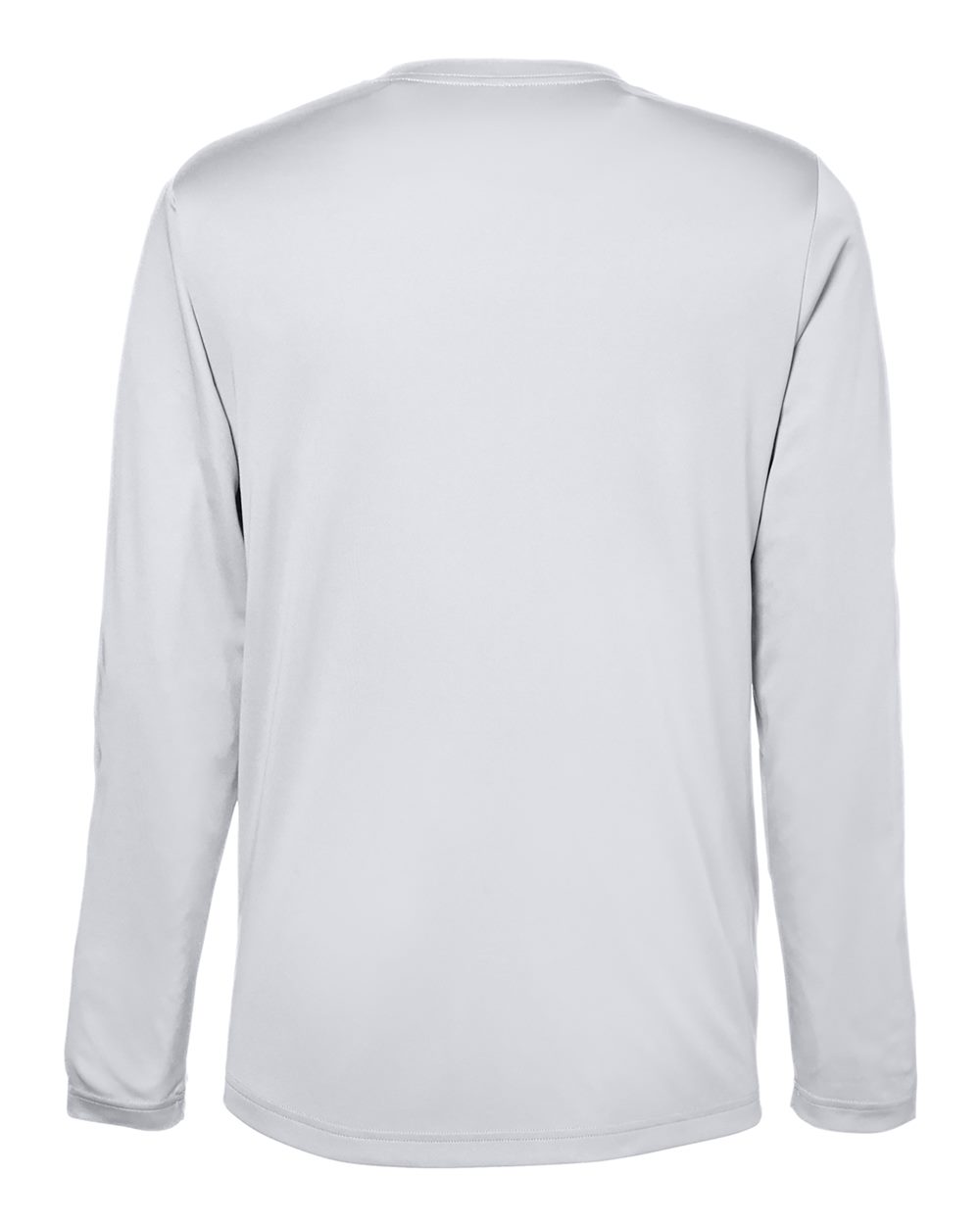 Unisex Capital Long Sleeve Performance T-Shirt - Back - B267A7352 - Platinum