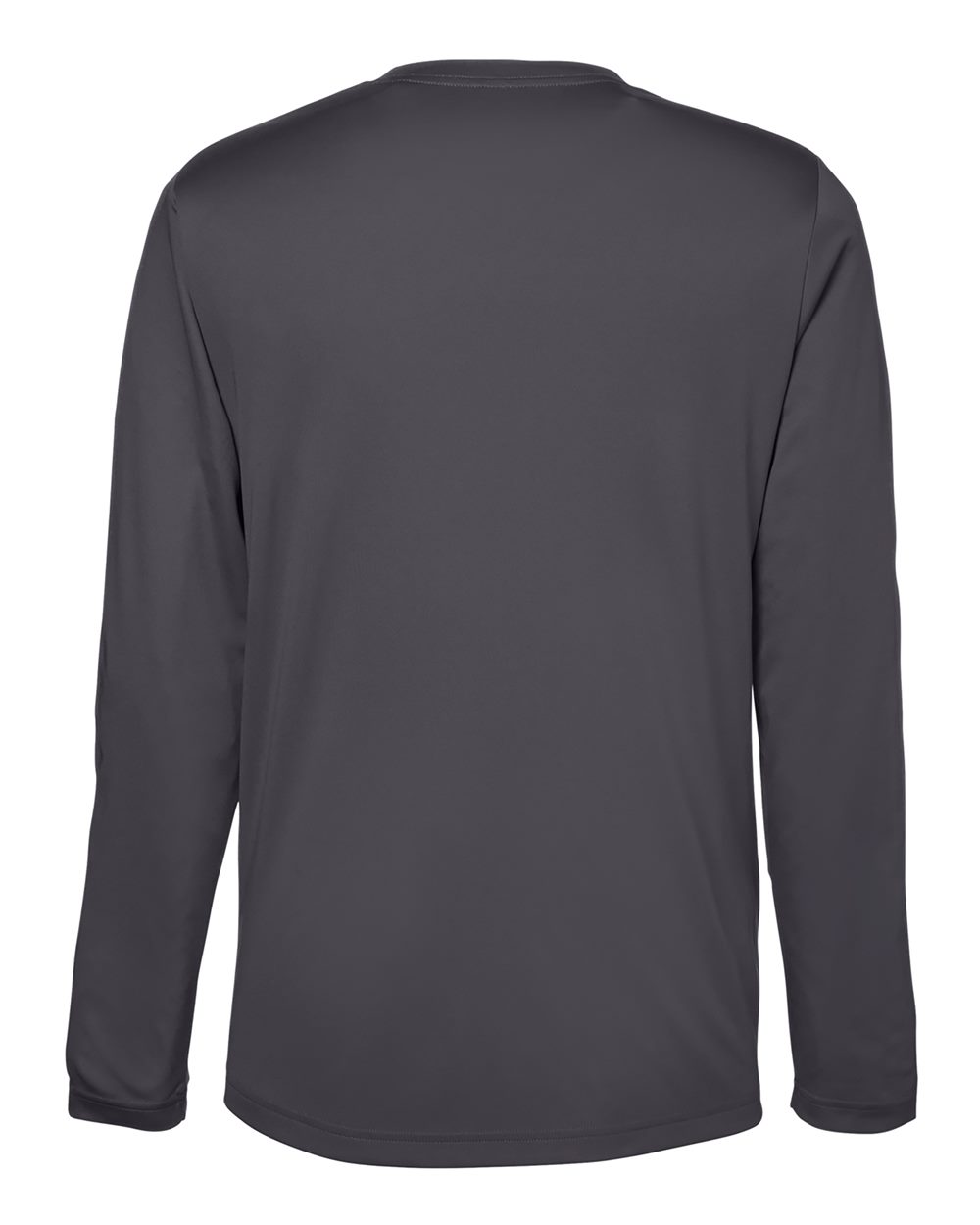 Unisex Capital Long Sleeve Performance T-Shirt - Back - B267A7582 - Carbon