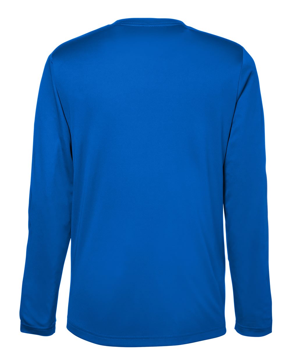 Unisex Capital Long Sleeve Performance T-Shirt - Back - B267A7752 - True Royal