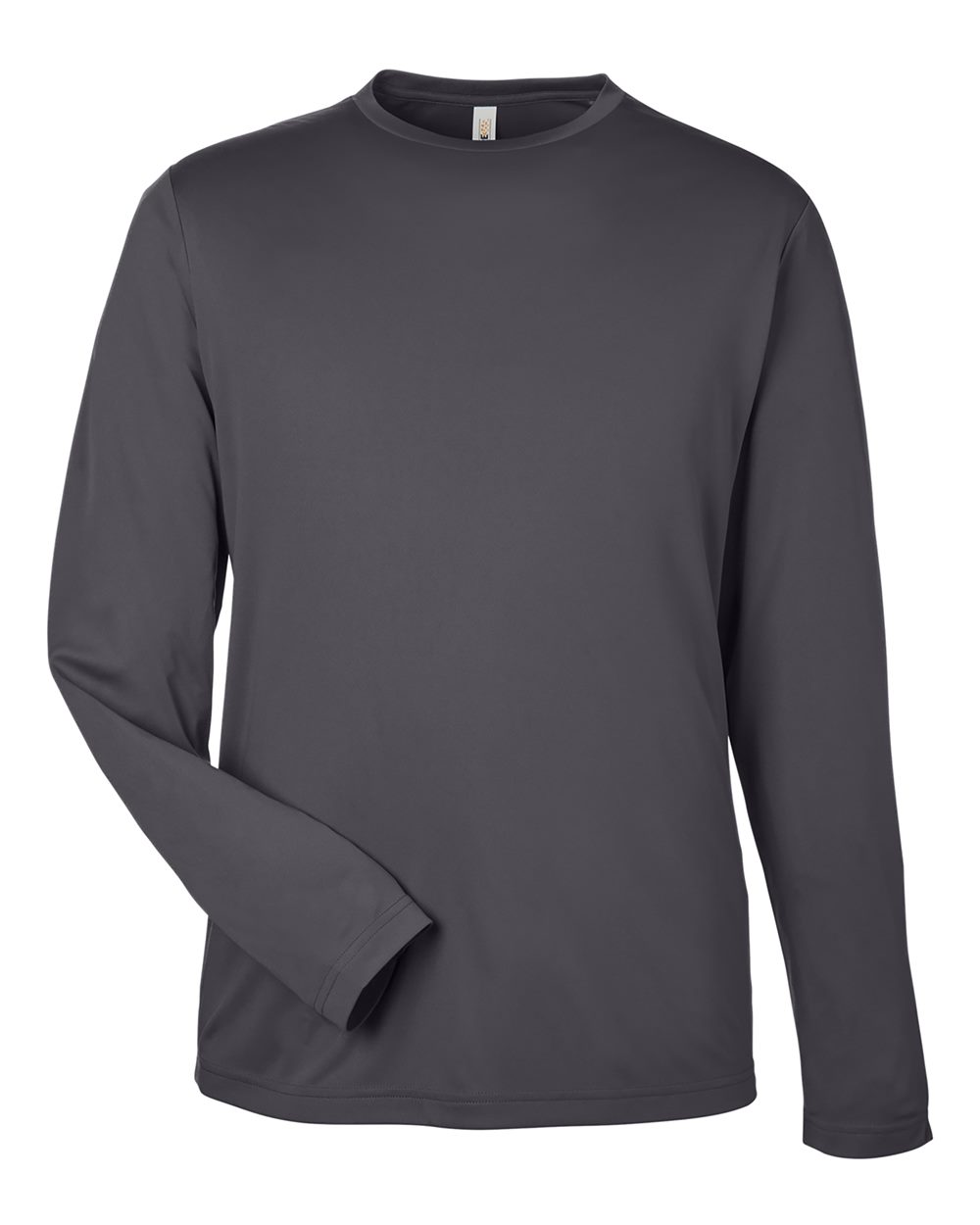Unisex Capital Long Sleeve Performance T-Shirt - Front - B267A7582 - Carbon