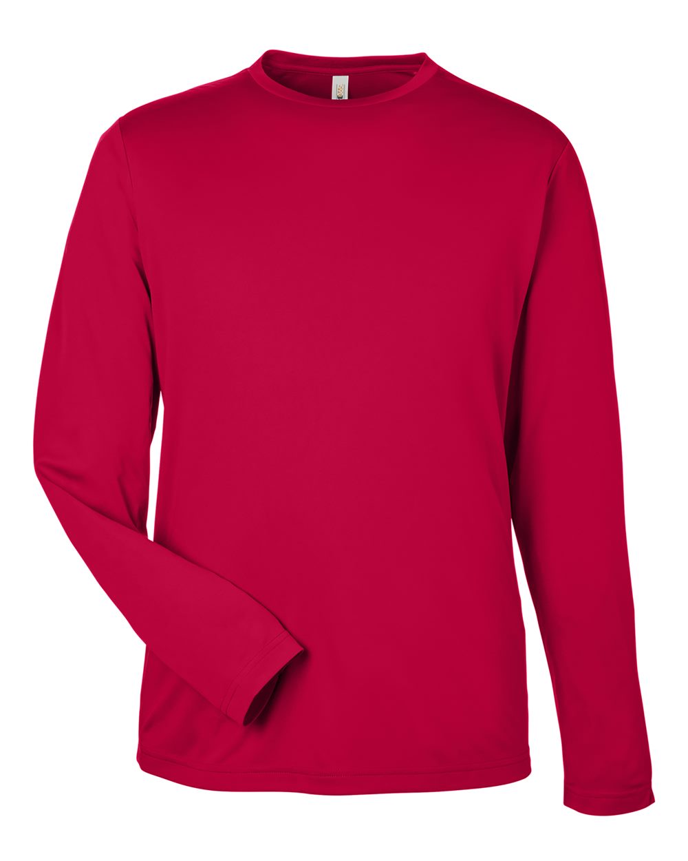Unisex Capital Long Sleeve Performance T-Shirt - Front - B267A7702 - Classic Red