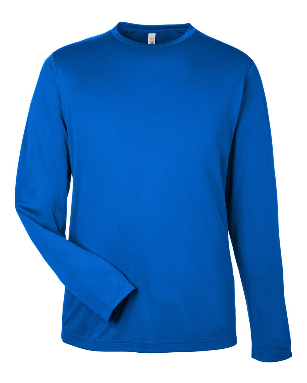 Unisex Capital Long Sleeve Performance T-Shirt - Front - B267A7752 - True Royal