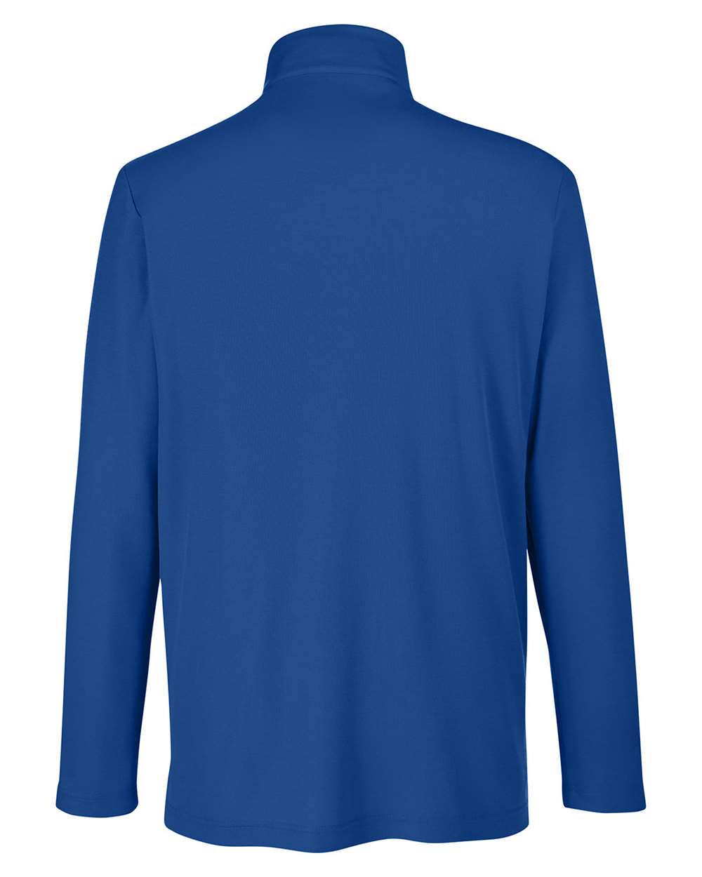 Men's Fusion ChromaSoft™ Pique Quarter-Zip Pullover - Back - B286A7753 - True Royal