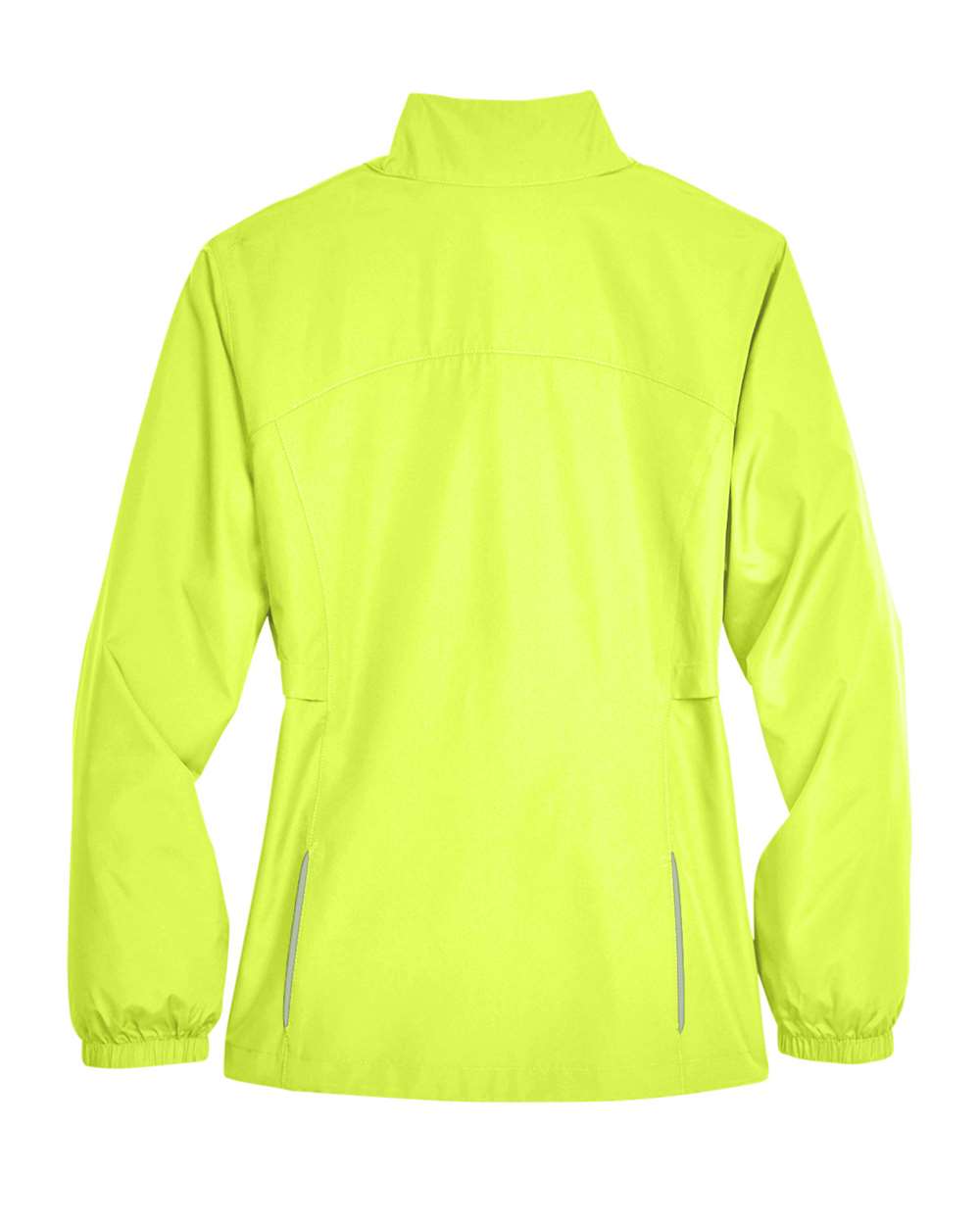 Women's Techno Lite Motivate Unlined Lightweight Jacket - Back - B209A7162 - Safety Yellow