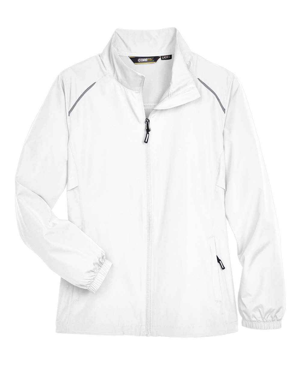 Women's Techno Lite Motivate Unlined Lightweight Jacket - Front - B209A7002 - White
