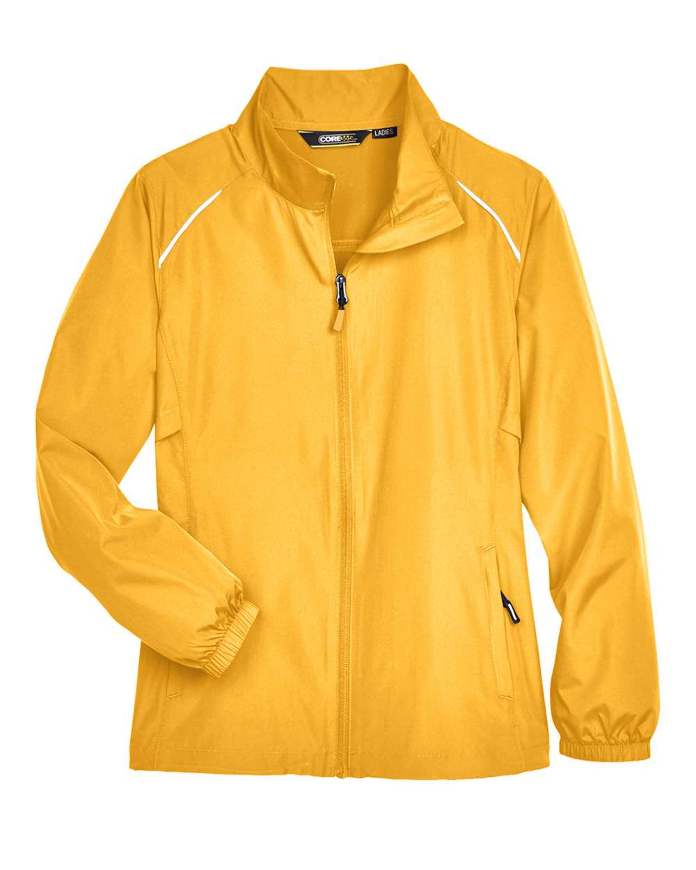 Women's Techno Lite Motivate Unlined Lightweight Jacket - Front - B209A7122 - Campus Gold
