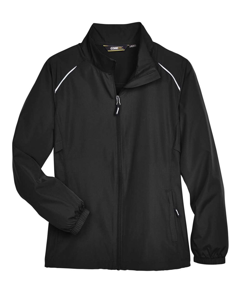 Women's Techno Lite Motivate Unlined Lightweight Jacket - Front - B209A7502 - Black