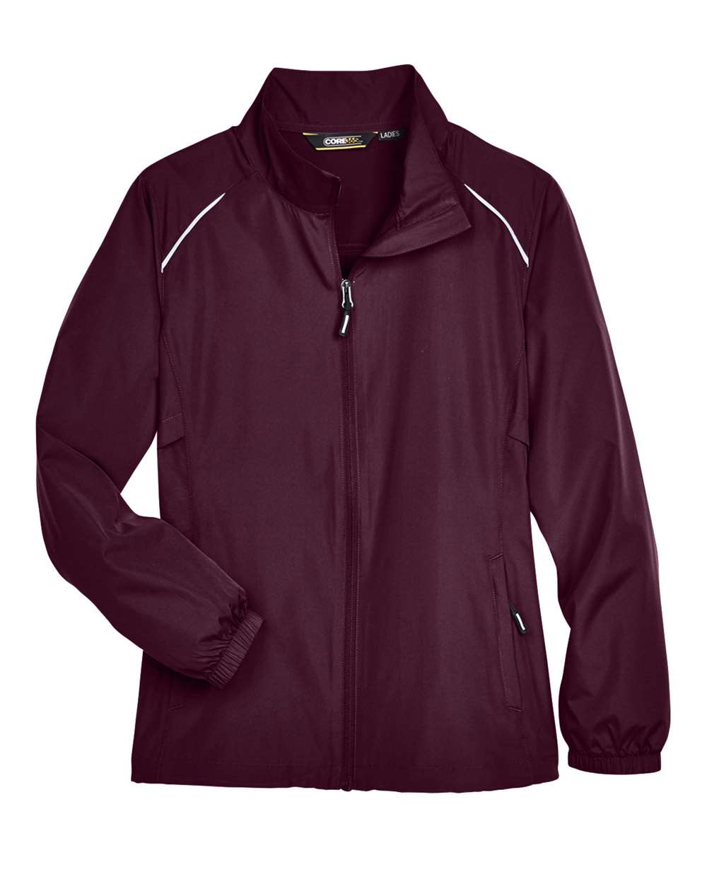 Women's Techno Lite Motivate Unlined Lightweight Jacket - Front - B209A7532 - Burgundy