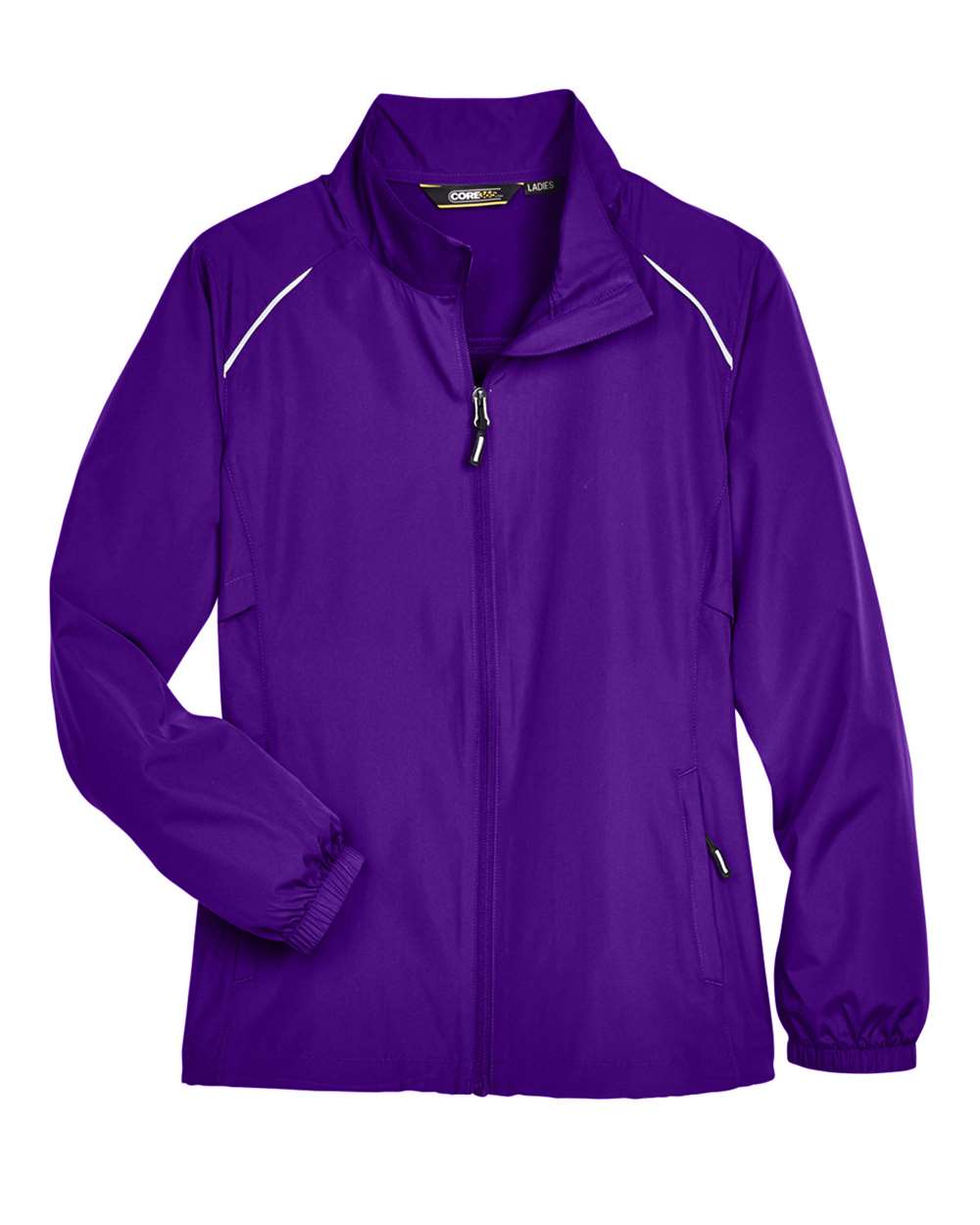 Women's Techno Lite Motivate Unlined Lightweight Jacket - Front - B209A7672 - Campus Purple