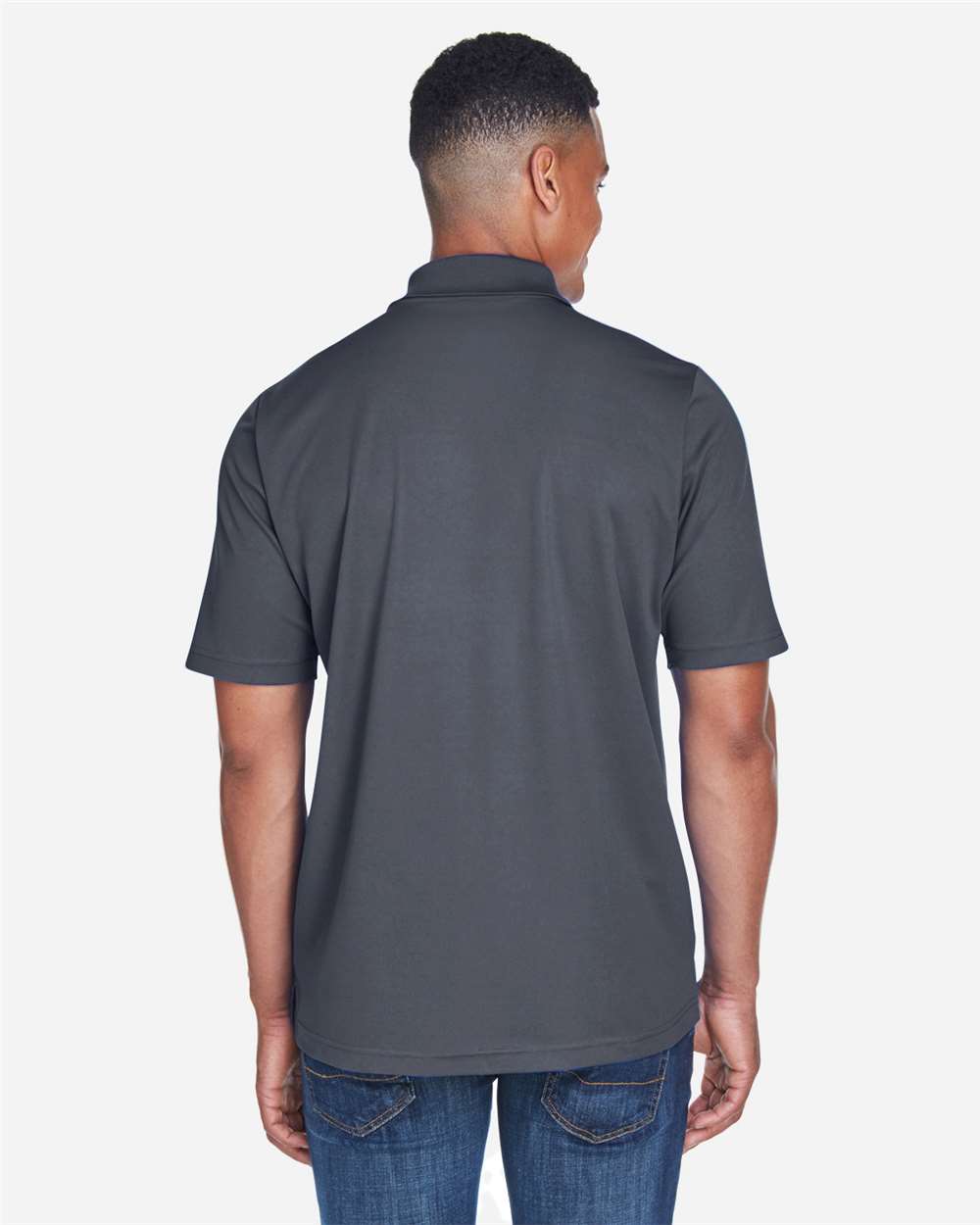 Men's Origin Performance Piqué Polo with Pocket - OnModelBack - B222A7583 - Carbon