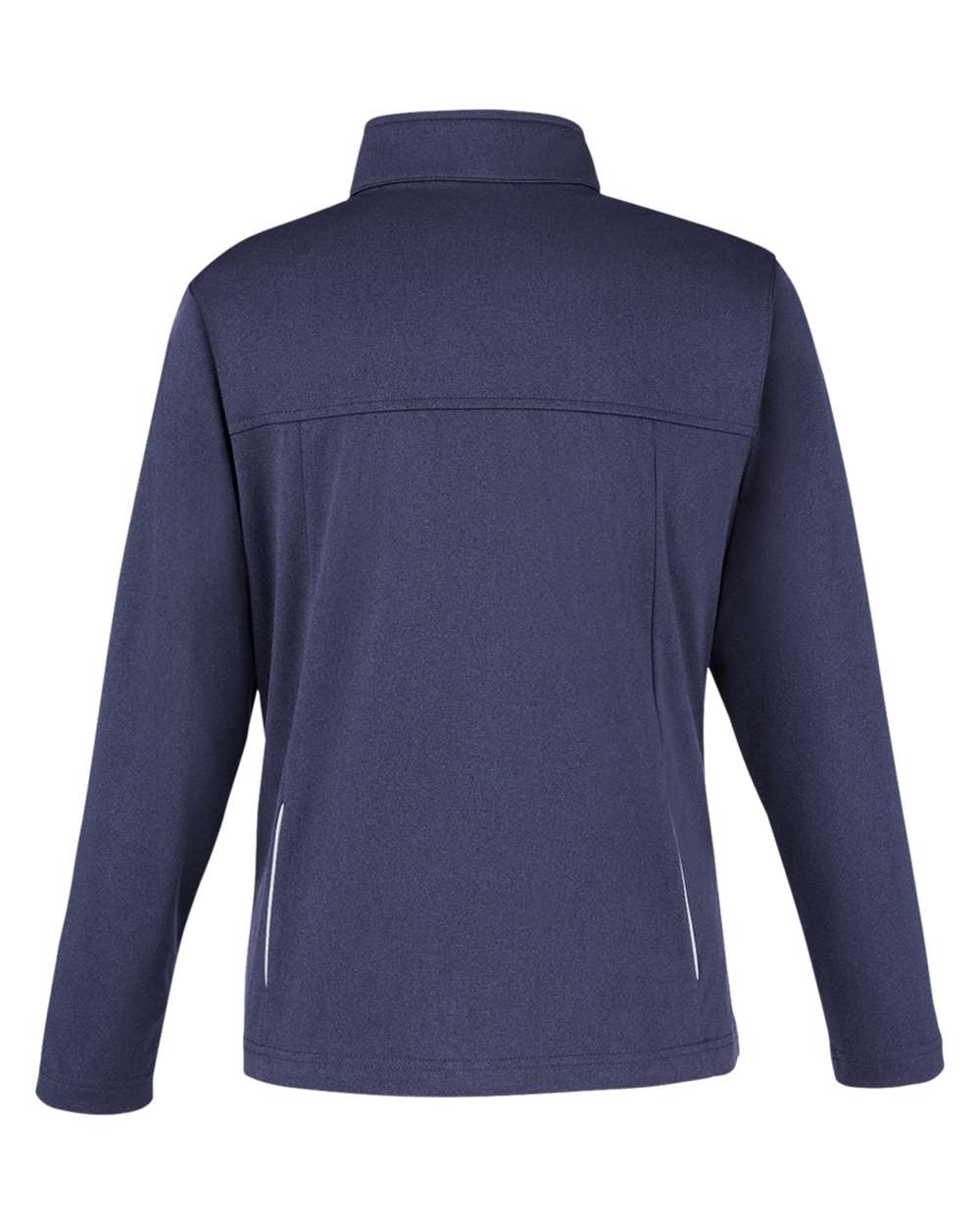 Women's Techno Lite Three-Layer Knit Tech-Shell - Back - B304A7112 - Classic Navy Heather