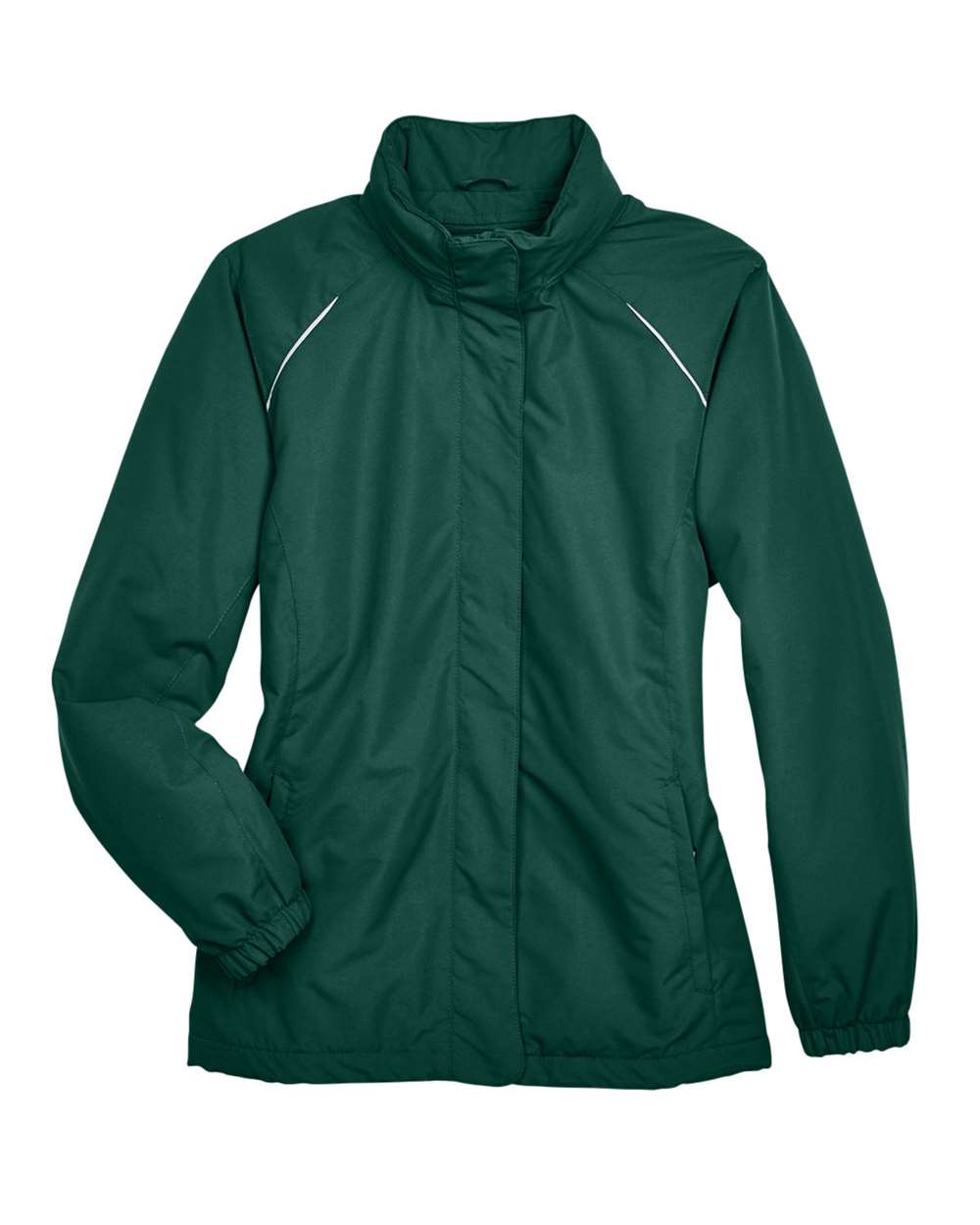 Women's Profile Fleece-Lined All-Season Jacket - Front - B220A7542 - Forest