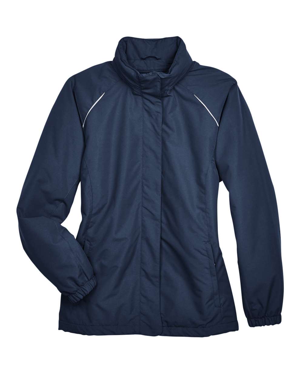 Women's Profile Fleece-Lined All-Season Jacket - Front - B220A7652 - Classic Navy