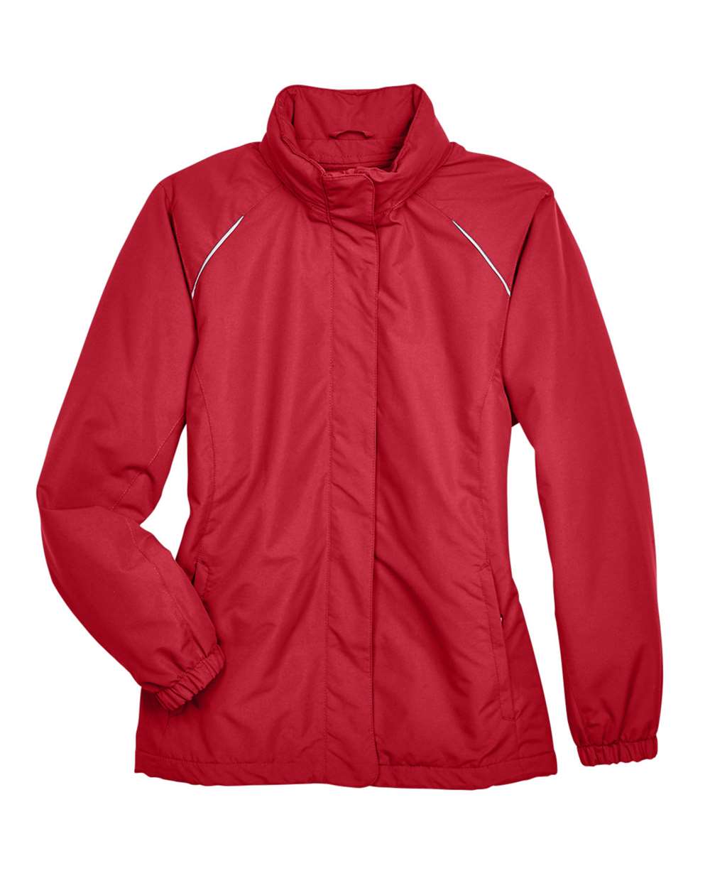 Women's Profile Fleece-Lined All-Season Jacket - Front - B220A7702 - Classic Red