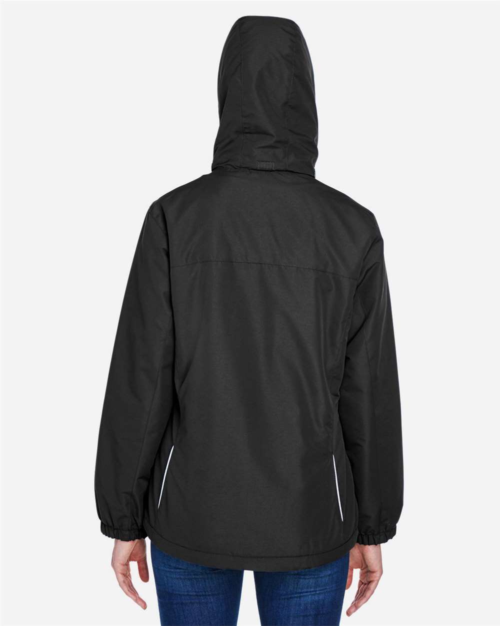 Women's Profile Fleece-Lined All-Season Jacket - OnModelBack - B220A7502 - Black