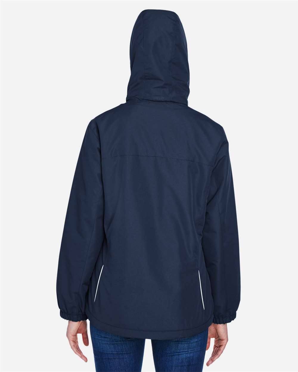 Women's Profile Fleece-Lined All-Season Jacket - OnModelBack - B220A7652 - Classic Navy