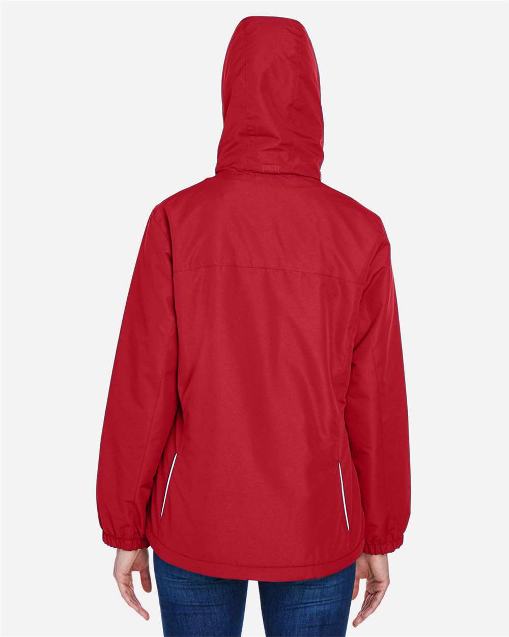 Women's Profile Fleece-Lined All-Season Jacket - OnModelBack - B220A7702 - Classic Red