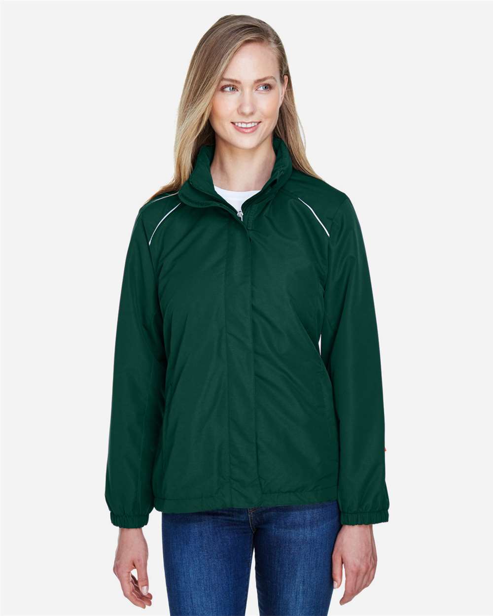 Women's Profile Fleece-Lined All-Season Jacket - OnModelFront - B220A7542 - Forest