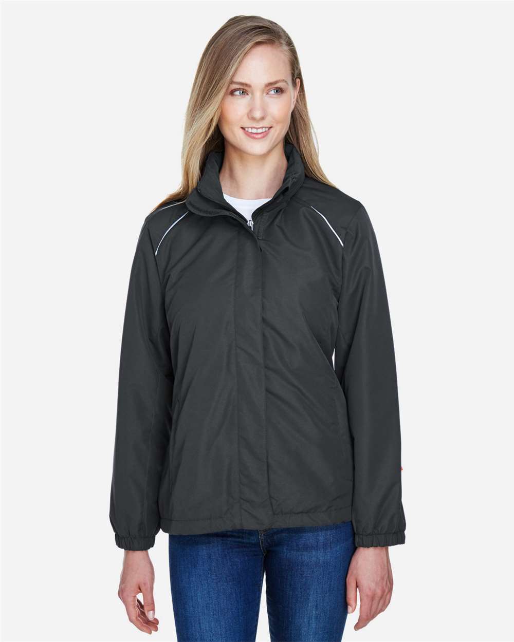 Women's Profile Fleece-Lined All-Season Jacket - OnModelFront - B220A7582 - Carbon