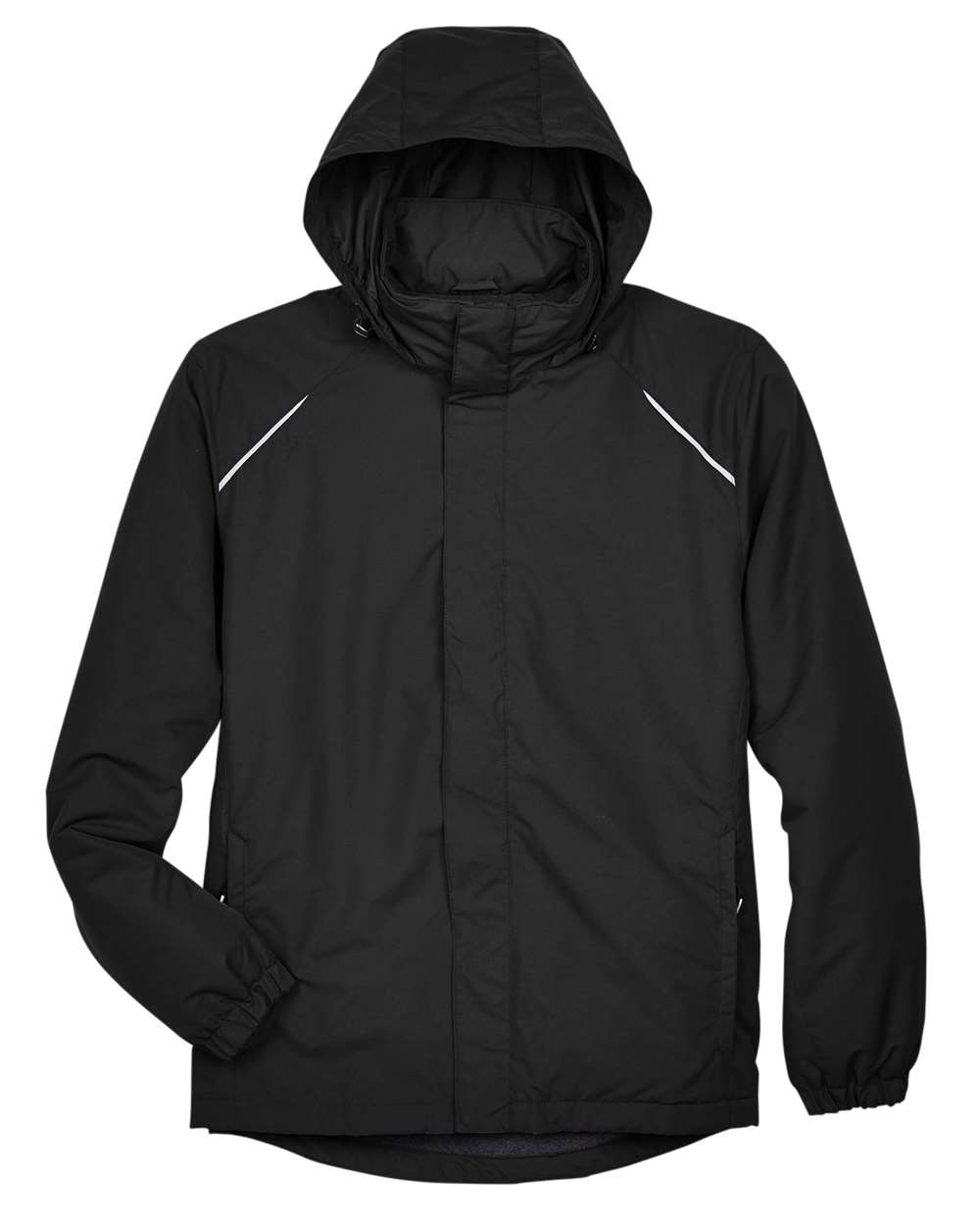 Men's Profile Fleece-Lined All-Season Jacket - Front - B247A7503 - Black