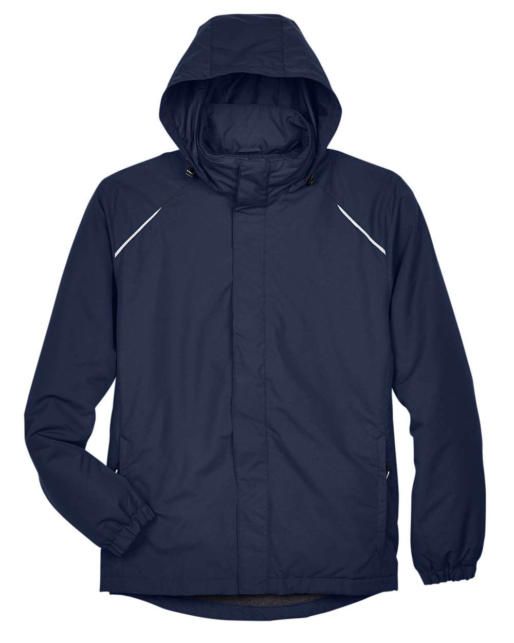 Men's Profile Fleece-Lined All-Season Jacket - Front - B247A7653 - Classic Navy