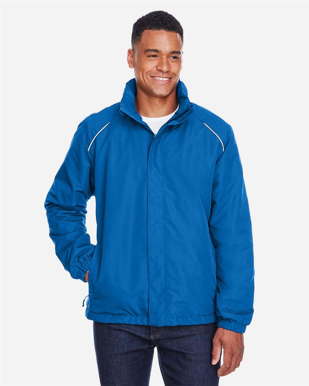 Men's Profile Fleece-Lined All-Season Jacket - OnModelFront - B247A7753 - True Royal