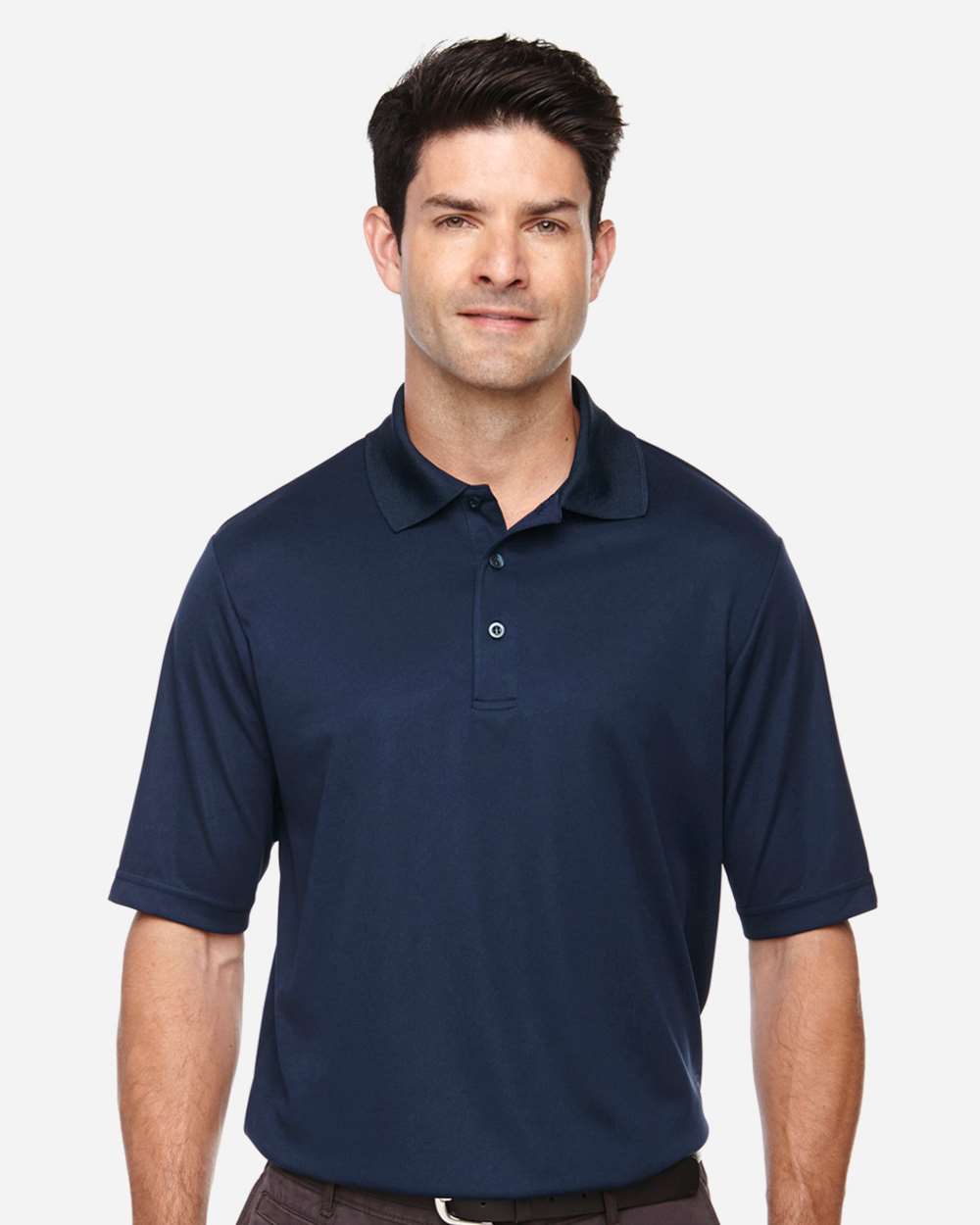 Men's Tall Origin Performance Piqué Polo - OnModelFront - B224A7655 - Classic Navy