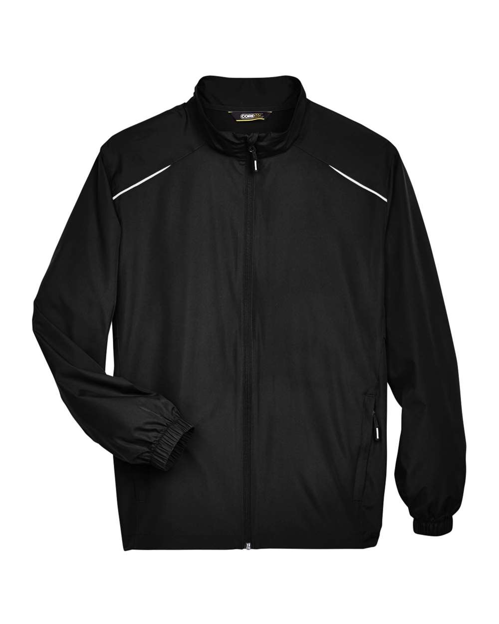 Men's Tall Techno Lite Motivate Unlined Lightweight Jacket - Front - B227A7505 - Black