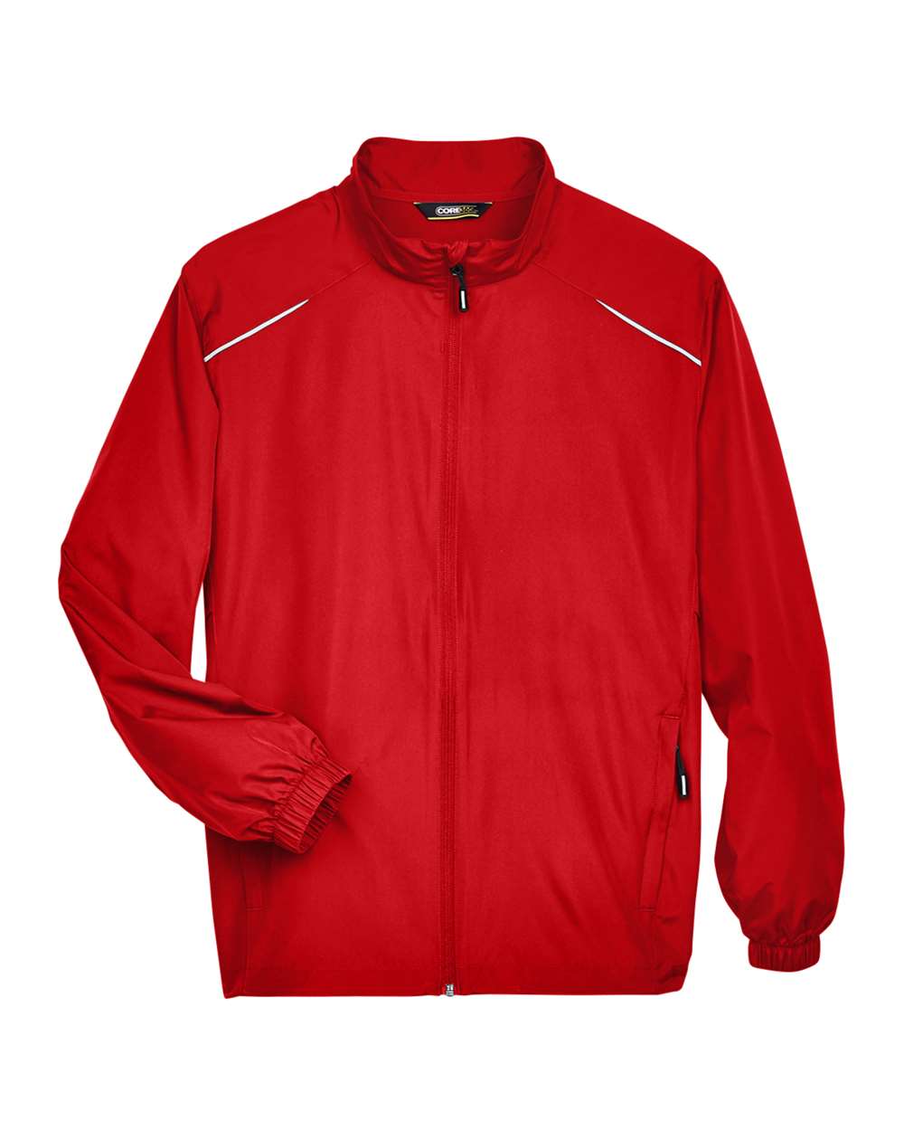 Men's Tall Techno Lite Motivate Unlined Lightweight Jacket - Front - B227A7705 - Classic Red