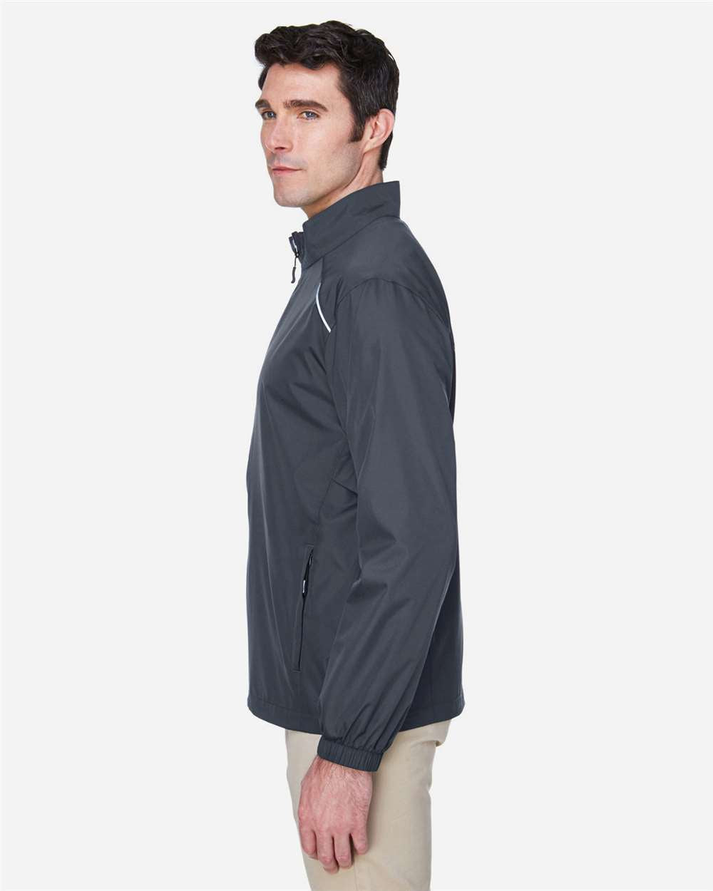 Men's Tall Techno Lite Motivate Unlined Lightweight Jacket - OnModelSide - B227A7585 - Carbon
