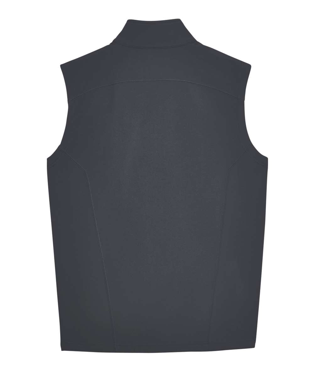 Men's Cruise Two-Layer Fleece Bonded Soft Shell Vest - Back - B297A7583 - Carbon