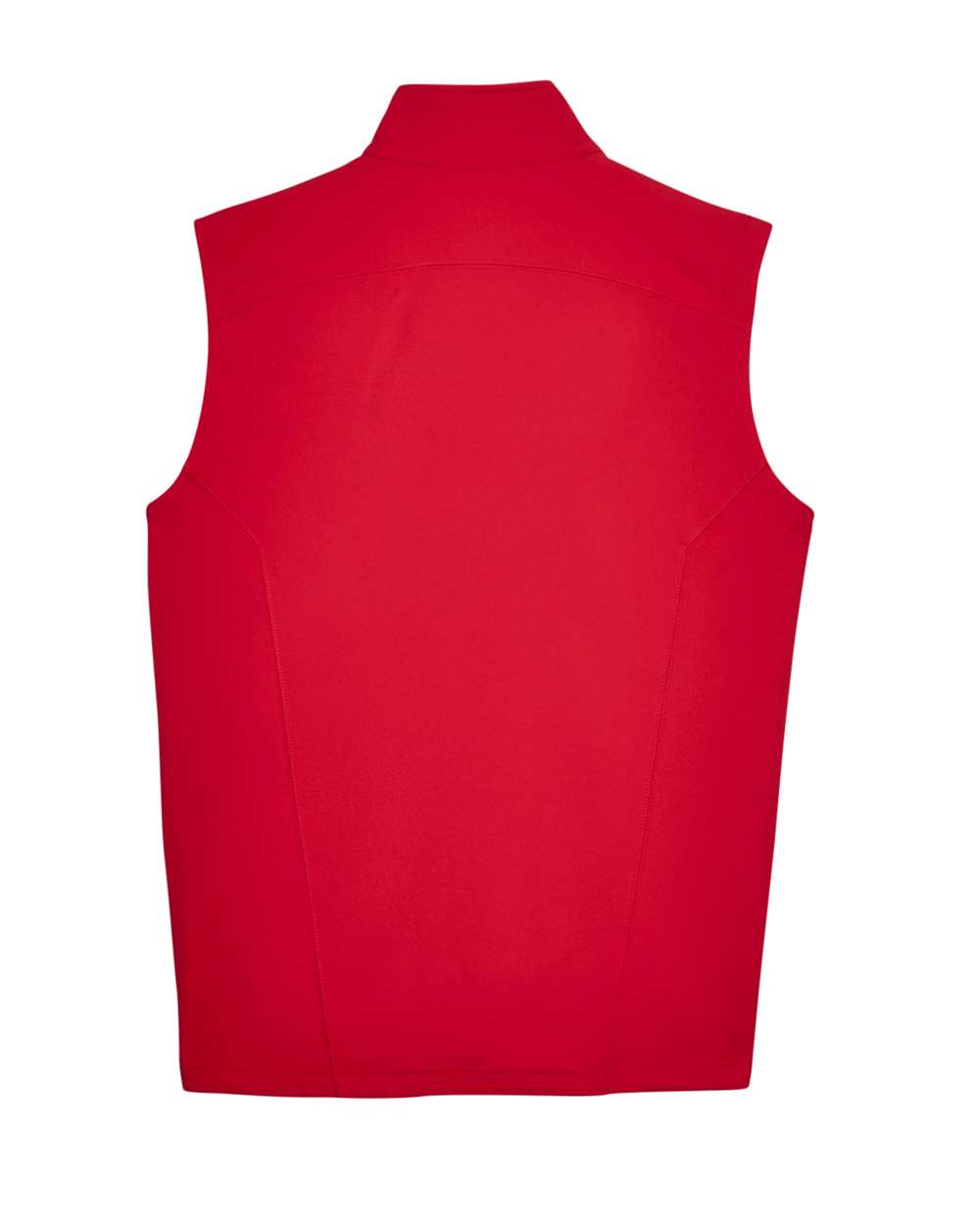 Men's Cruise Two-Layer Fleece Bonded Soft Shell Vest - Back - B297A7703 - Classic Red