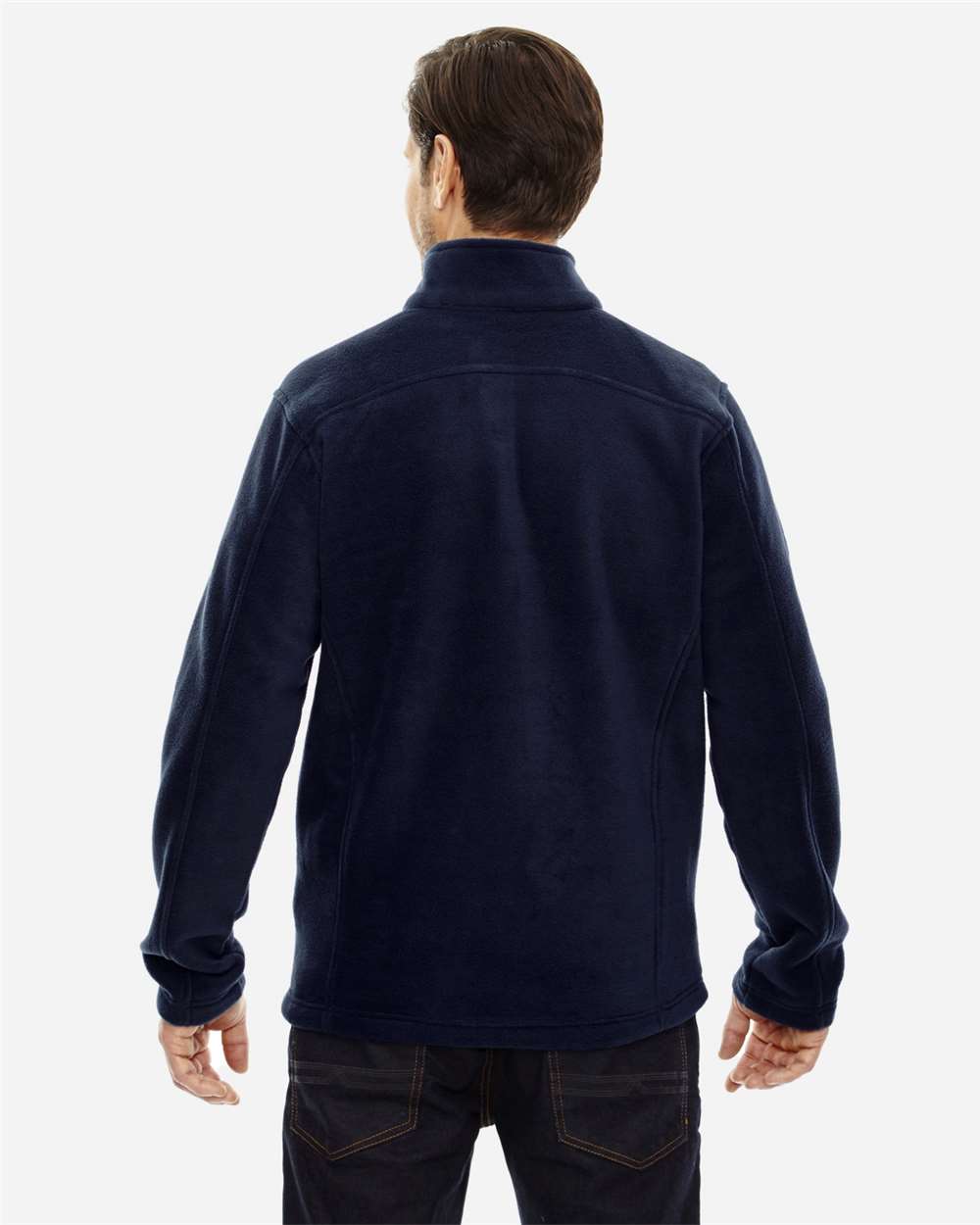 Men's Tall Journey Fleece Jacket - OnModelBack - B234A7655 - Classic Navy