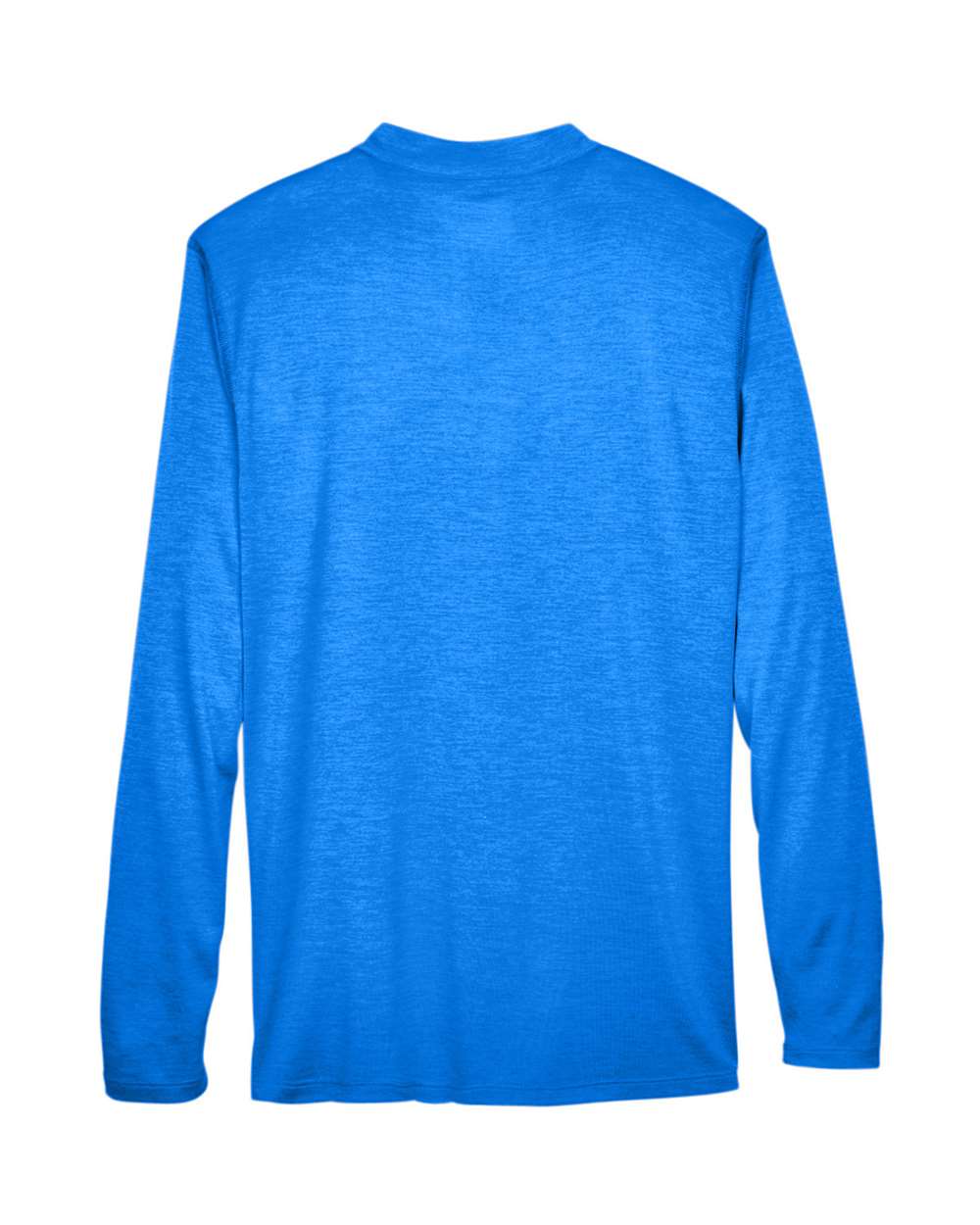 Men's Tall Kinetic Performance Quarter-Zip Pullover - Back - B282A7756 - True Royal Heather/ Carbon