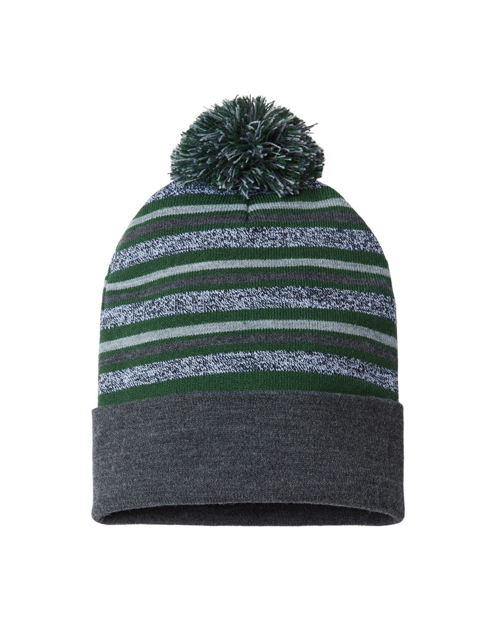 USA-Made Striped Beanie - styleImage