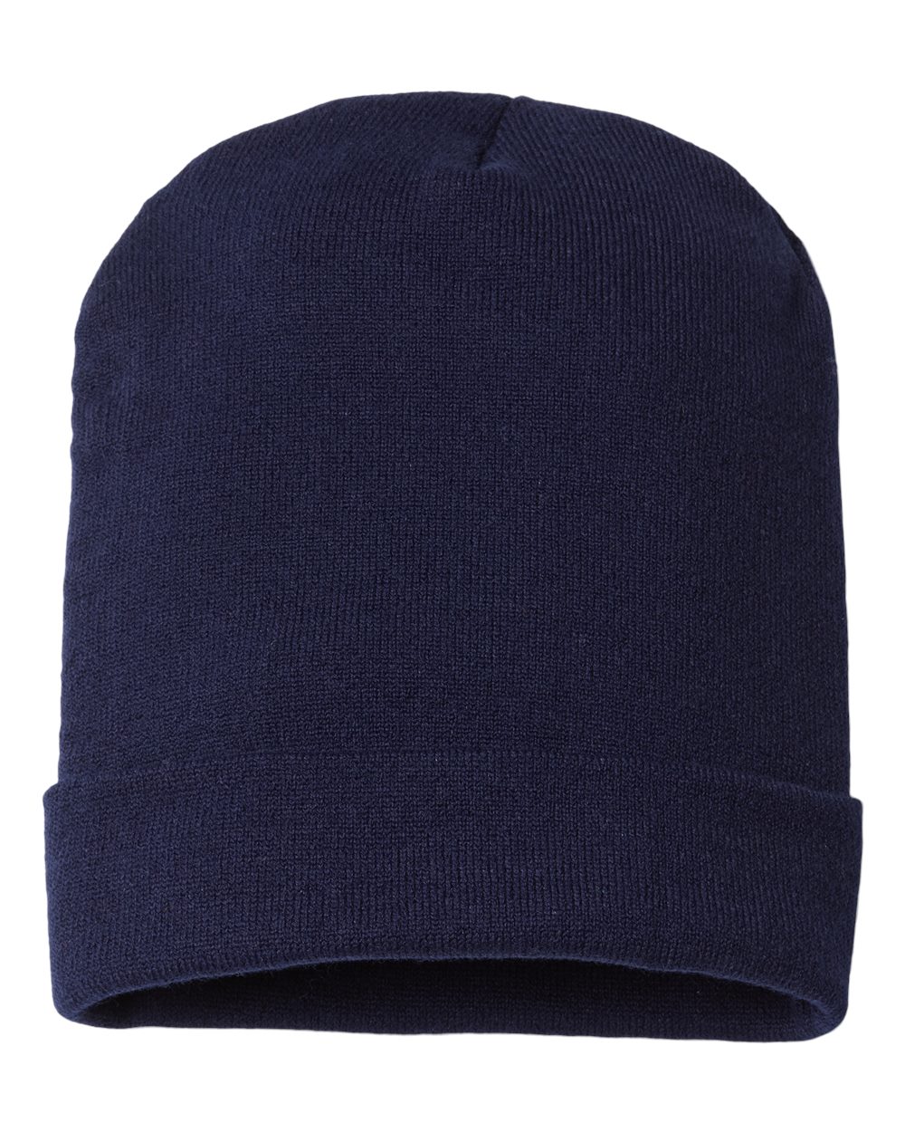 USA-Made Patriotic Cuffed Beanie - Back - B92495130 - True Navy/ White/ True Red USA