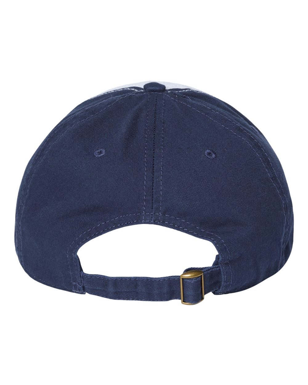 Relaxed Golf Dad Hat - Back - B07195280 - White/ Light Navy