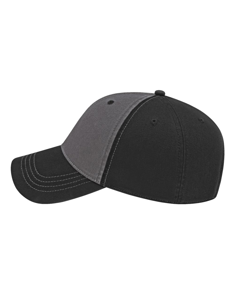Relaxed Golf Dad Hat - DirectSide - B07195100 - Dark Grey/ Black